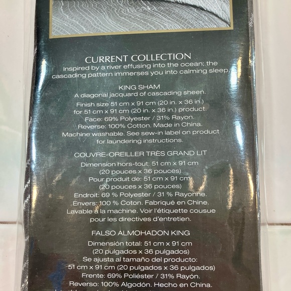 Donna Karan Current Collection NWT
KING SHAM GREY - Picture 3 of 7